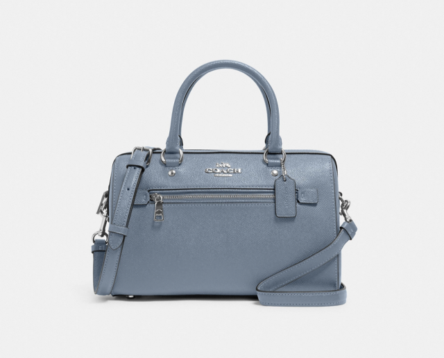 Introducir 51+ imagen coach satchel blue