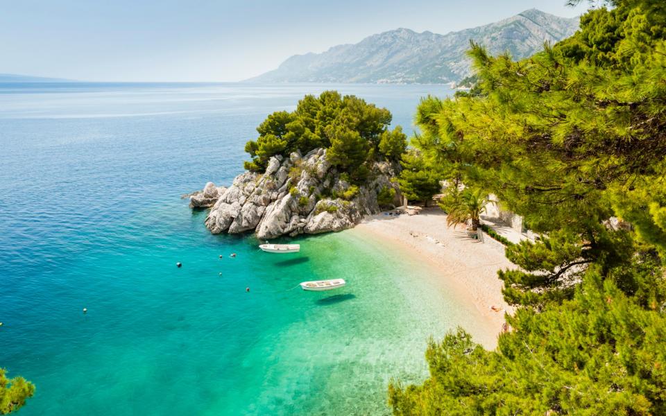 A beach near Makarska