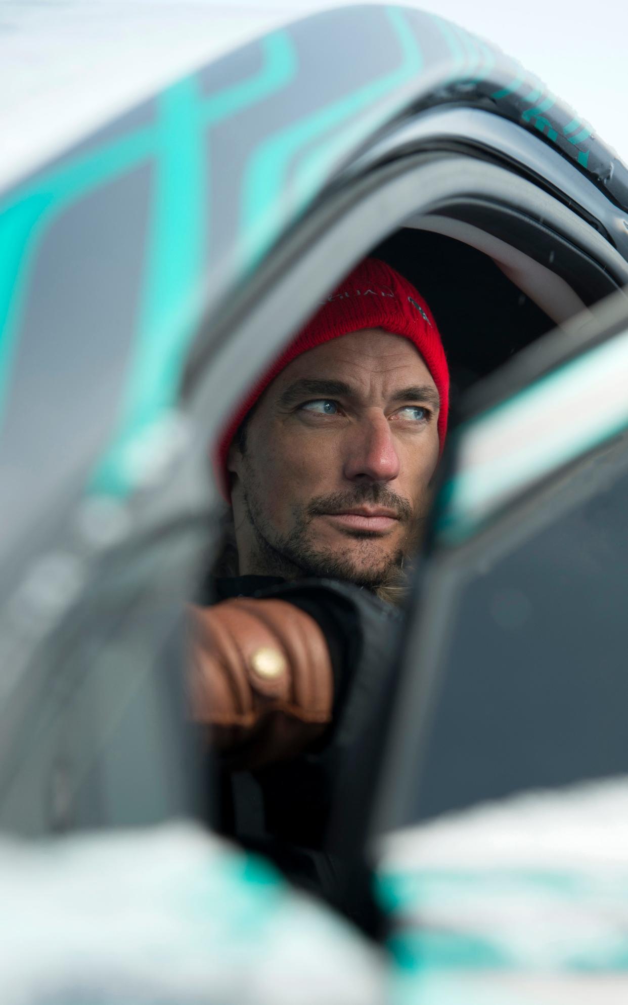 David Gandy tries out the Jaguar I-Pace on a dedicated test track in northern Sweden - Andy Morgan