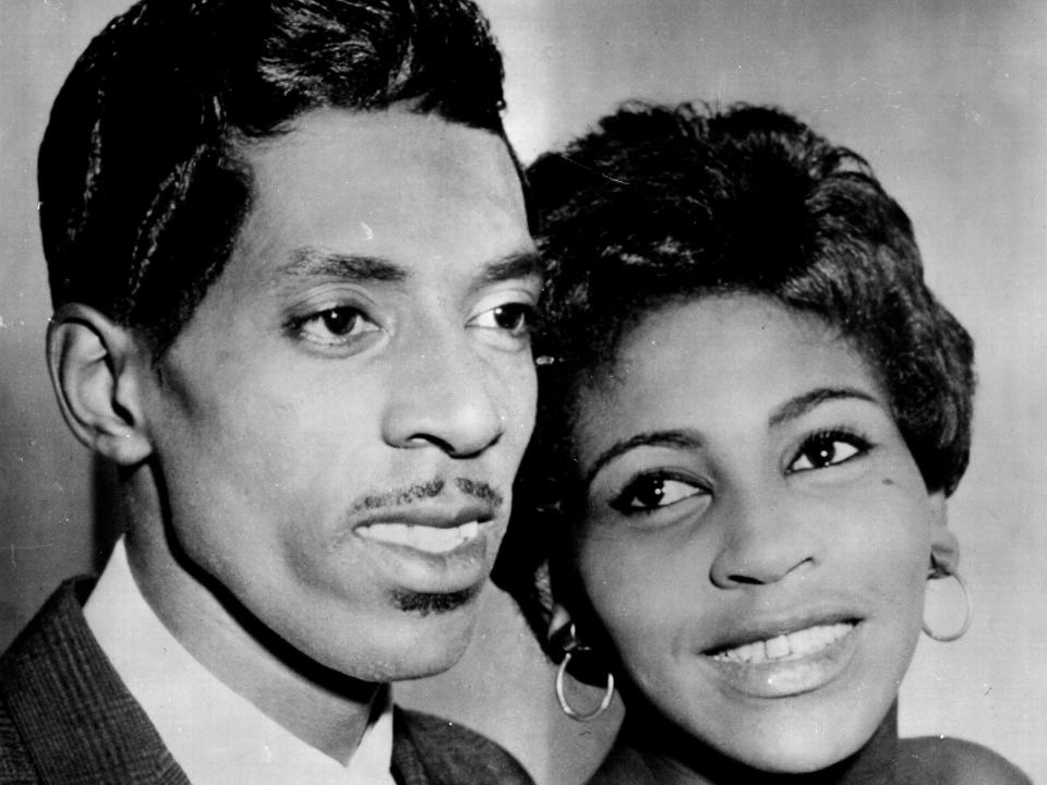 Husband-and-wife R&B duo Ike & Tina Turner pose for a portrait in circa 1960.