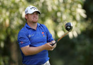 MEMPHIS, TN - JUNE 08: J.B. Holmes hits his tee shot on the par 4 5th hole during round two of the FedEx St. Jude Classic at TPC Southwind on June 8, 2012 in Memphis, Tennessee. (Photo by Andy Lyons/Getty Images)