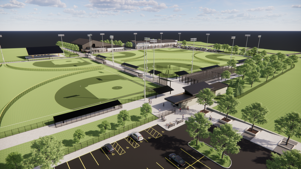 The Gregg Young Sports Campus in Norwalk will feature turf fields and indoor courts for multiple sports. It's part of the Norwalk Central development and is expected to draw youth sports tourism and be a recreational hub in the growing city south of Des Moines.