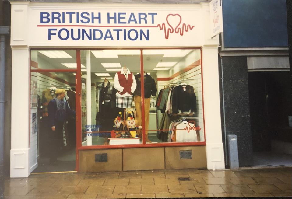 First BHF shop opened in 1986 in Sittingbourne