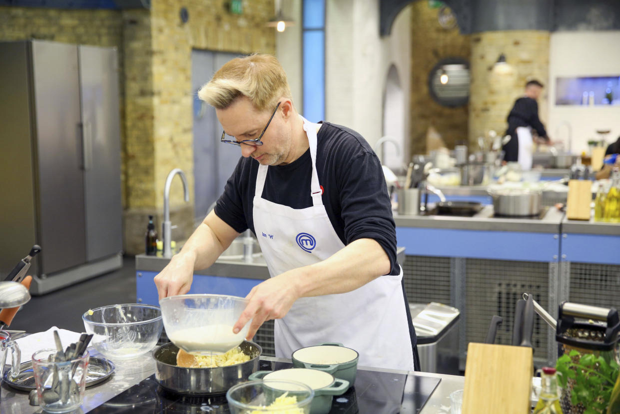 H narrowly missed out on the Celebrity MasterChef final. (BBC)