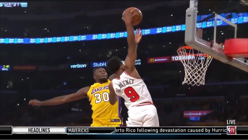 Antonio Blakeney introduces himself to the NBA-watching world. (Screencap via NBA TV)