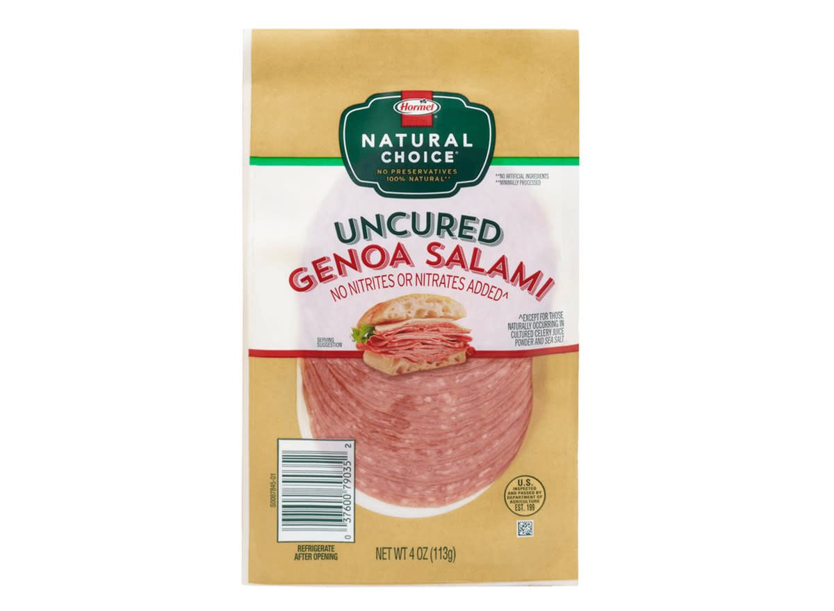 Hormel Natural Choice Uncured Genoa Salami