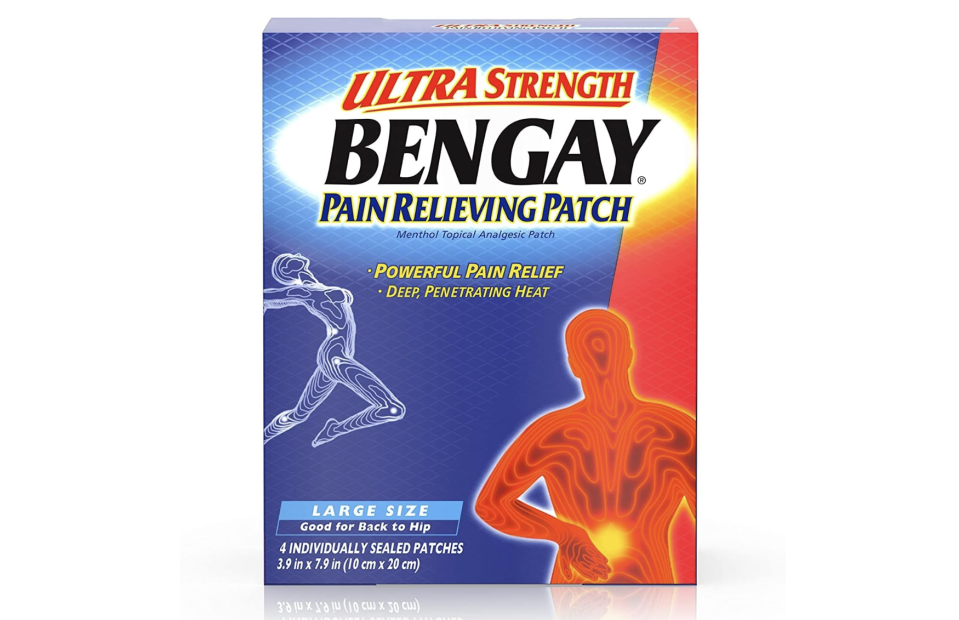 4 parches analgésicos Ultra Strength de Bengay