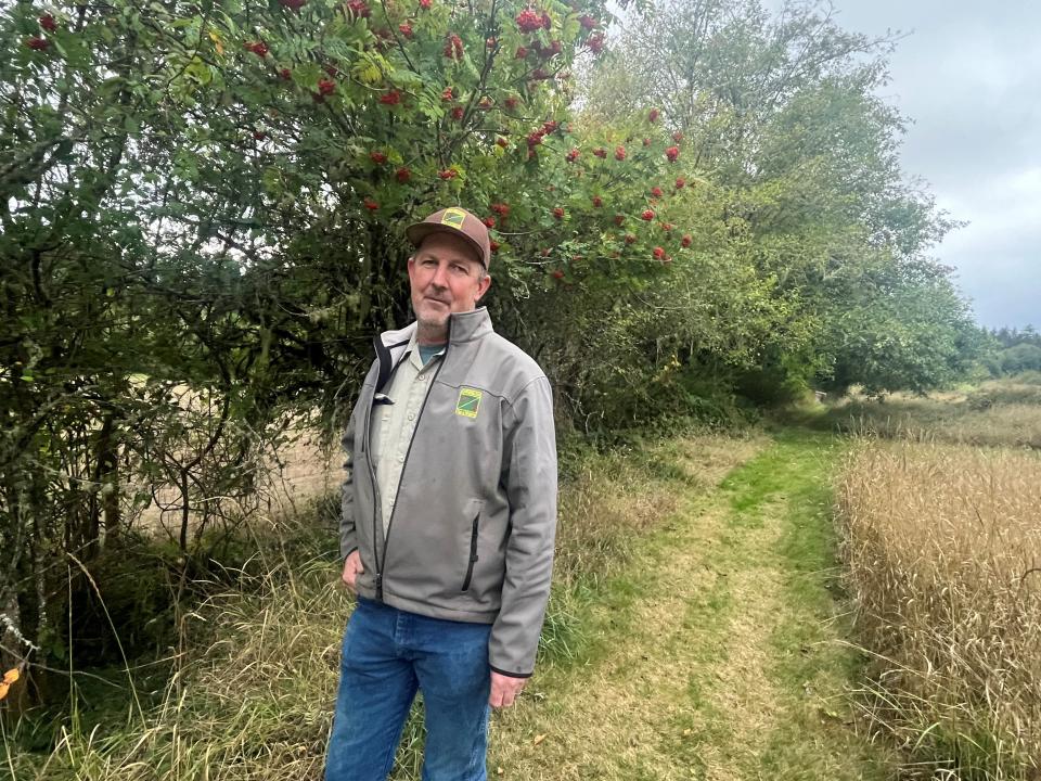 Bryan Swearingen has managed Jewell Meadows Wildlife Area for about three decades.