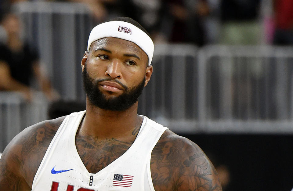DeMarcus Cousins and Team USA players are staying on a cruise ship while in Rio. (Getty)