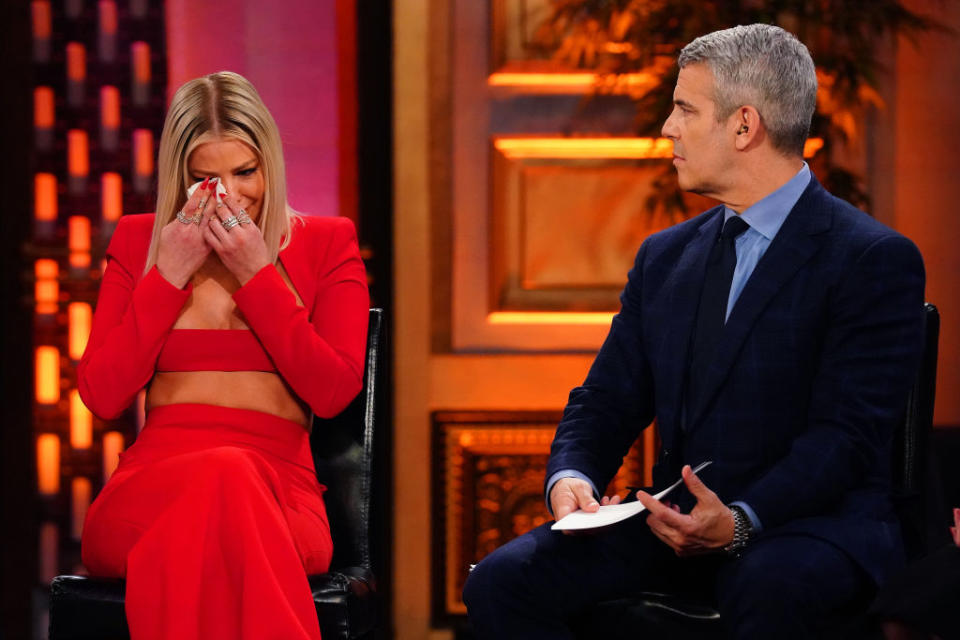 VANDERPUMP RULES -- "Reunion" -- Pictured: (l-r) Ariana Madix, Andy Cohen -- (Photo by: Nicole Weingart/Bravo via Getty Images)