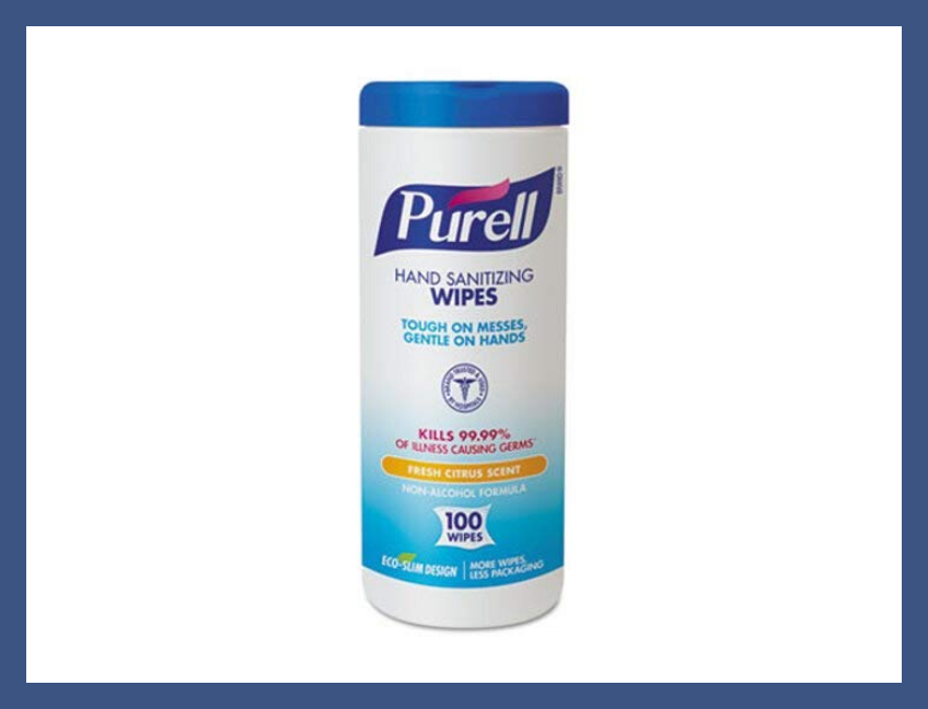 Purell pre-moistened Sanitizing Wipes (100-piece). (Photo: Amazon)