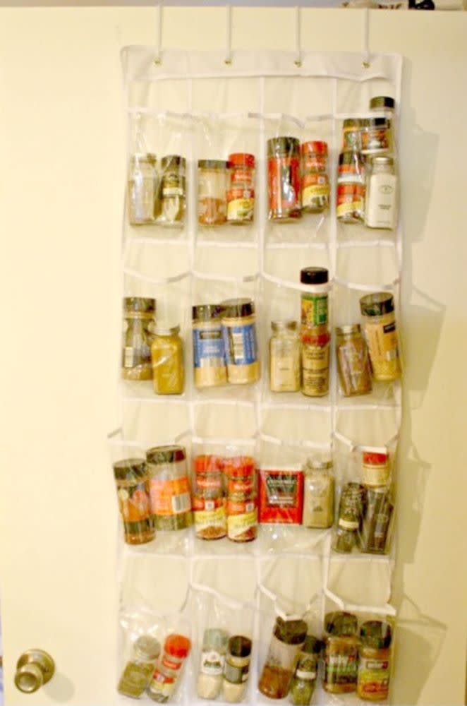 kitchen storage hacks - kitchen spice holder