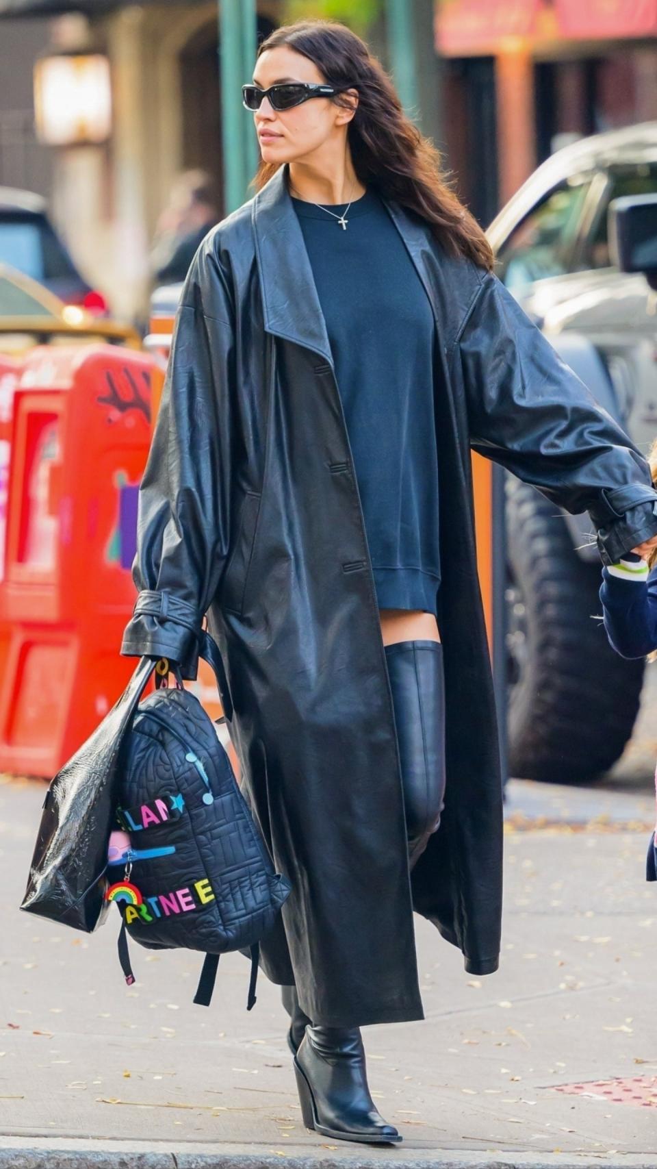 Irina Shayk Just Revived the One Outfit Formula We Couldn’t Escape in 2018