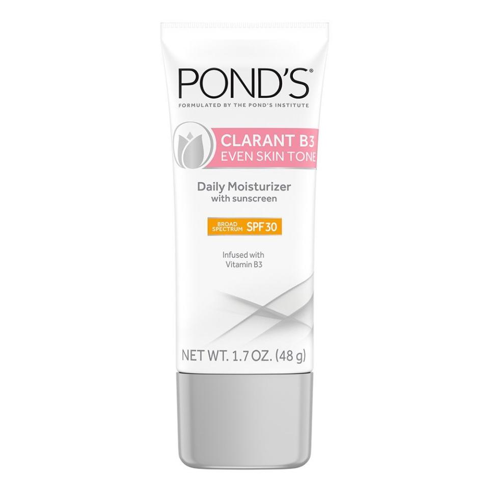 18) Pond's Clarant B3 Even Skin Tone Daily Facial Moisturizer with SPF 30 Sunscreen 1.7oz