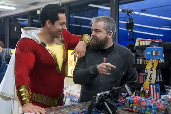 Shazam Zachary Levi and David F. Sandberg