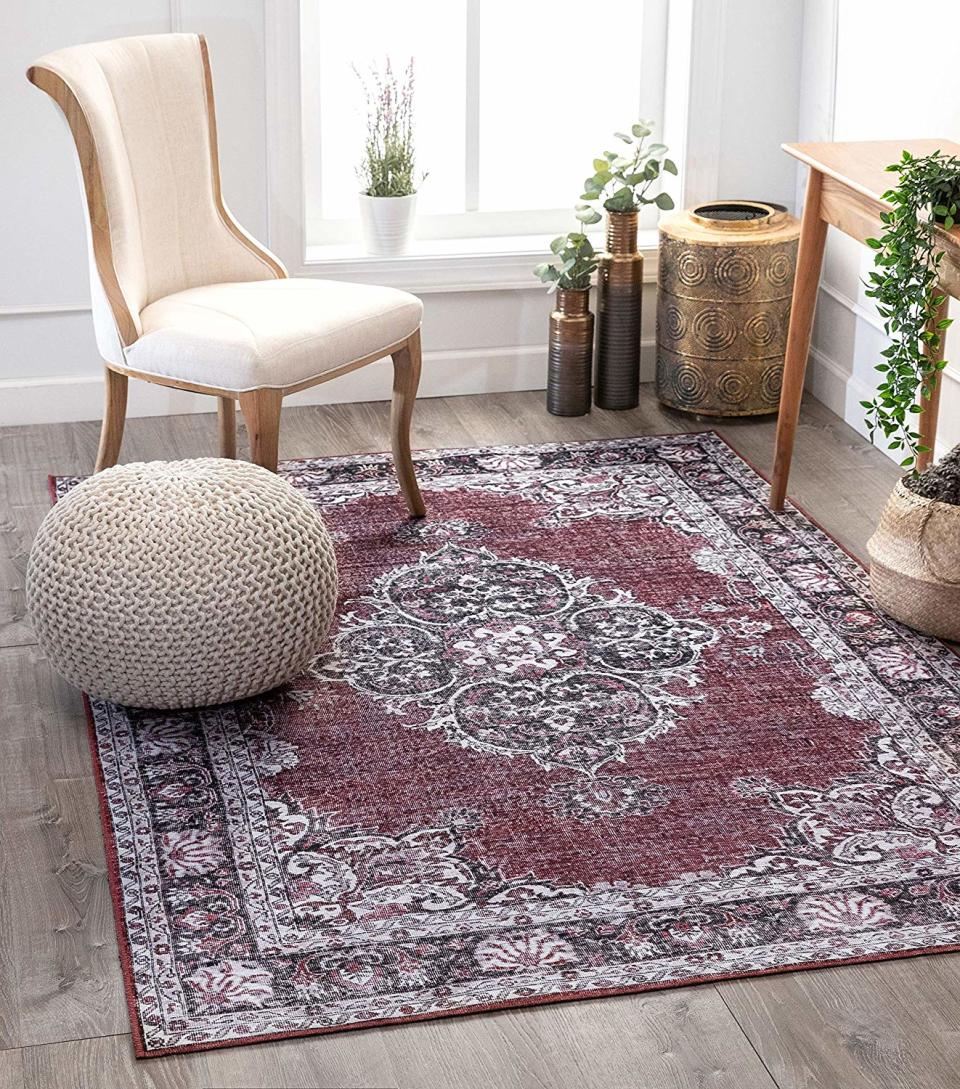 oriental rug red washable