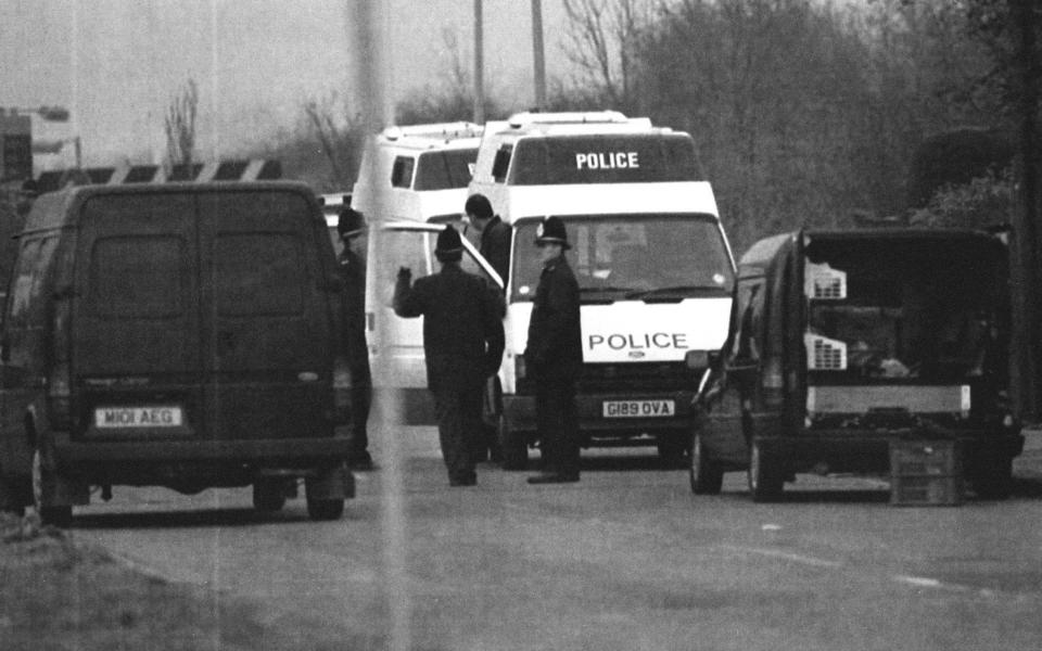Police in 1994 scoured for clues at the scene where Rikki Neave’s body was found - PA Wire