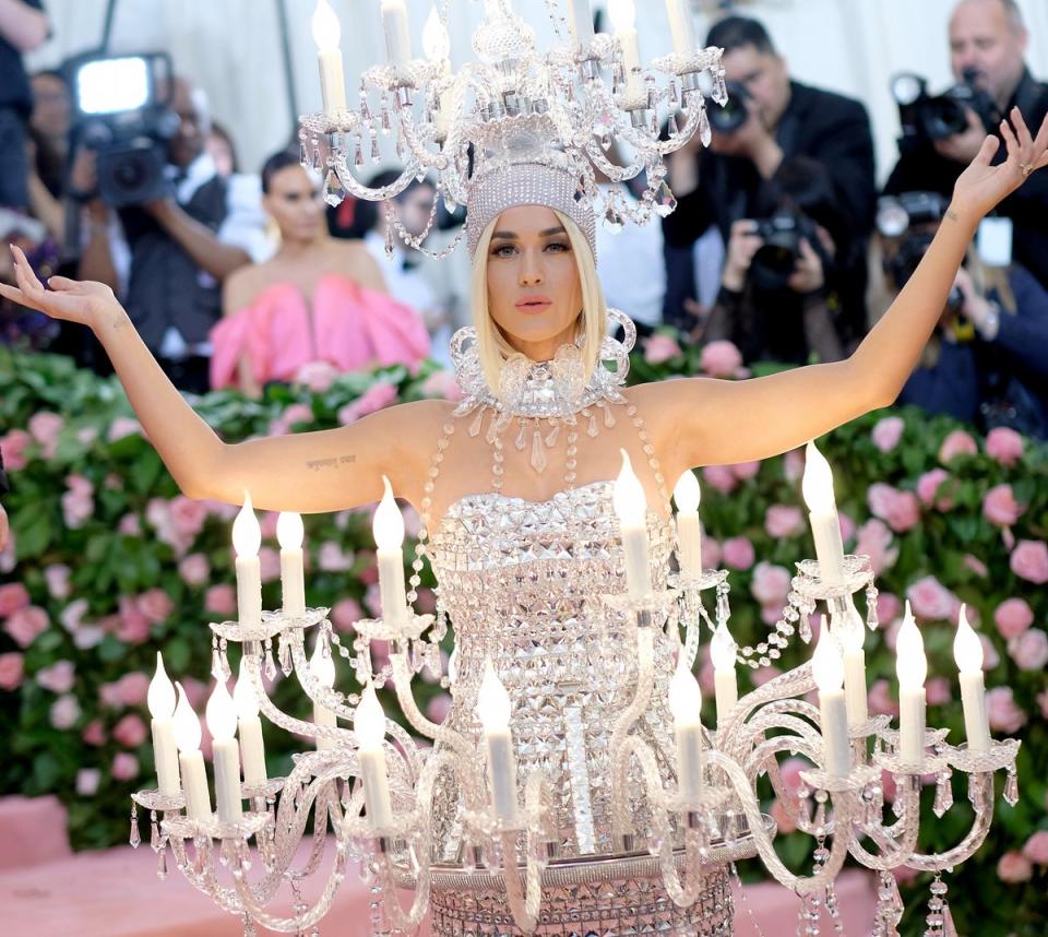 Katy Perry at the 2019 Met Gala, with the theme: ‘Camp: Notes on Fashion' (Dimitrios Kambouris/Getty Images for The Met Museum/Vogue)