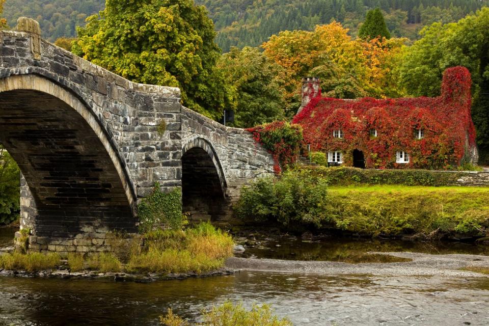 2) Llanrwst, North Wales