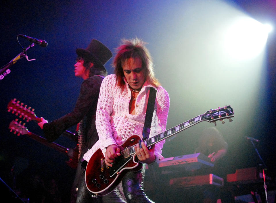 Jeff Labar and Tom Keifer of Cinderella (Photo by Chris McKay/WireImage)