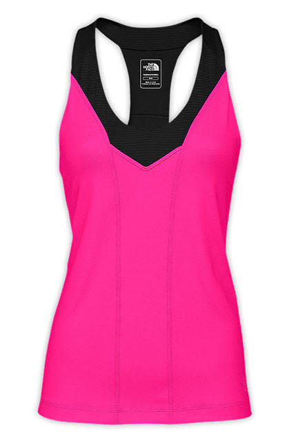 <div class="caption-credit"> Photo by: Courtesy of The North Face</div><div class="caption-title">The Tank</div>With its hot pink hue, this yoga-centric tank will also make a statement on errand runs after. <br> <br> The North Face Tadasana Sport Tank, $50; <a href="http://www.thenorthface.com/catalog/sc-gear/womens-shirts-sweaters/women-39-s-tadasana-vpr-sport-tank.html?from=subCat" rel="nofollow noopener" target="_blank" data-ylk="slk:thenorthface.com;elm:context_link;itc:0;sec:content-canvas" class="link ">thenorthface.com</a> <br> <br> <br> <b>More from ELLE.com:</b> <b><br> <a href="http://www.elle.com/beauty/makeup-skin-care/model-skin-secrets-654273?link=emb&dom=yah_life&src=syn&con=blog_elle&mag=elm" rel="nofollow noopener" target="_blank" data-ylk="slk:20 Models Reveal Their Face Products;elm:context_link;itc:0;sec:content-canvas" class="link ">20 Models Reveal Their Face Products</a> <br> <a href="http://www.elle.com/beauty/makeup-skin-care/step-by-step-makeup-how-tos?link=emb&dom=yah_life&src=syn&con=blog_elle&mag=elm" rel="nofollow noopener" target="_blank" data-ylk="slk:Step by Step Guide to Pretty-on-Everyone Looks;elm:context_link;itc:0;sec:content-canvas" class="link ">Step by Step Guide to Pretty-on-Everyone Looks</a></b> <br>