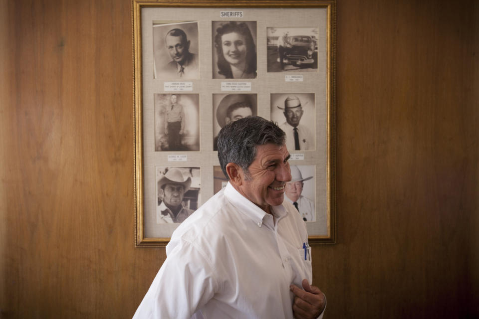 Image: Skeet Jones at the courthouse in Mentone, Texas, on July 9, 2014. (Michael Stravato / The New York Times via Redux file)