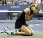 Won the US Open for her second major title, beating Justine Henin 6-4, 6-4 in the final.