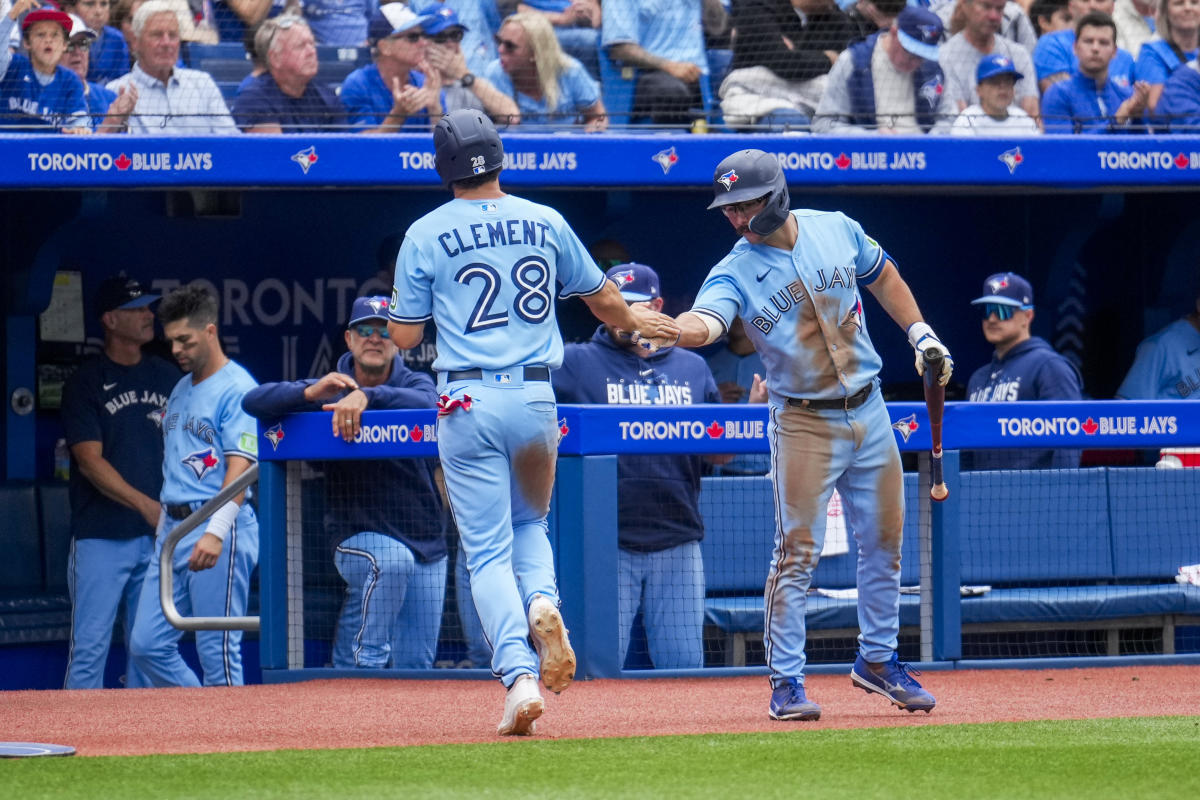 Picture special: City trio @ Blue Jays