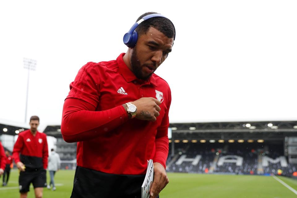 Injured: Troy Deeney: REUTERS