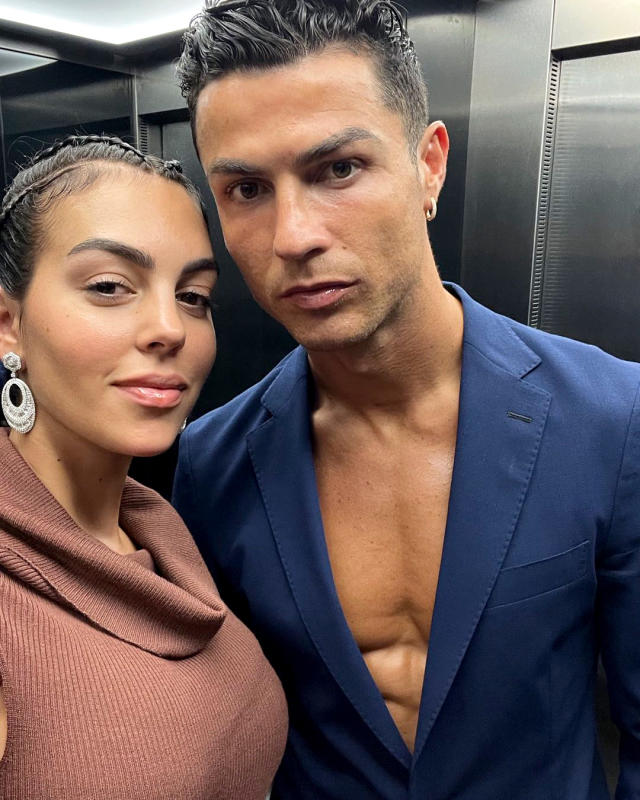 Cristiano Ronaldo and Georgina Rodriguez cosy up in a sweet snap