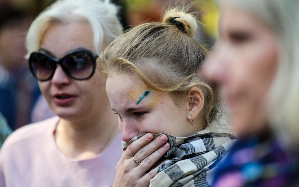 Mourners attended a prayer service for the Kerch polytechnic vocational school attack victims - TASS