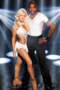 Sebastian Foucan with his professional partner Brianne Delcourt.
