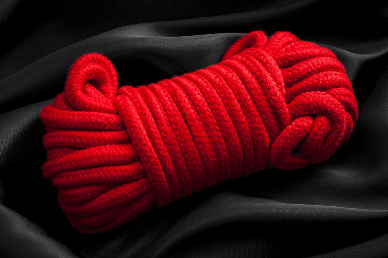 A ball of red rope similar to the one that was used to bind the victim's hands. (Photo: Getty)