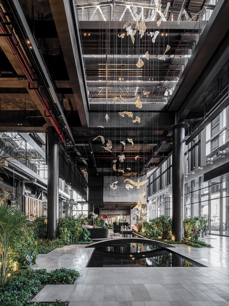 In Beijing, Lissoni & Partners transformed an abandoned industrial building into the neo-brutalist Shangri-La Shougang Park—Beijing hotel