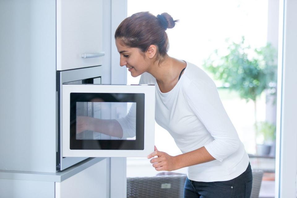 spring cleaning tips steam clean microwave