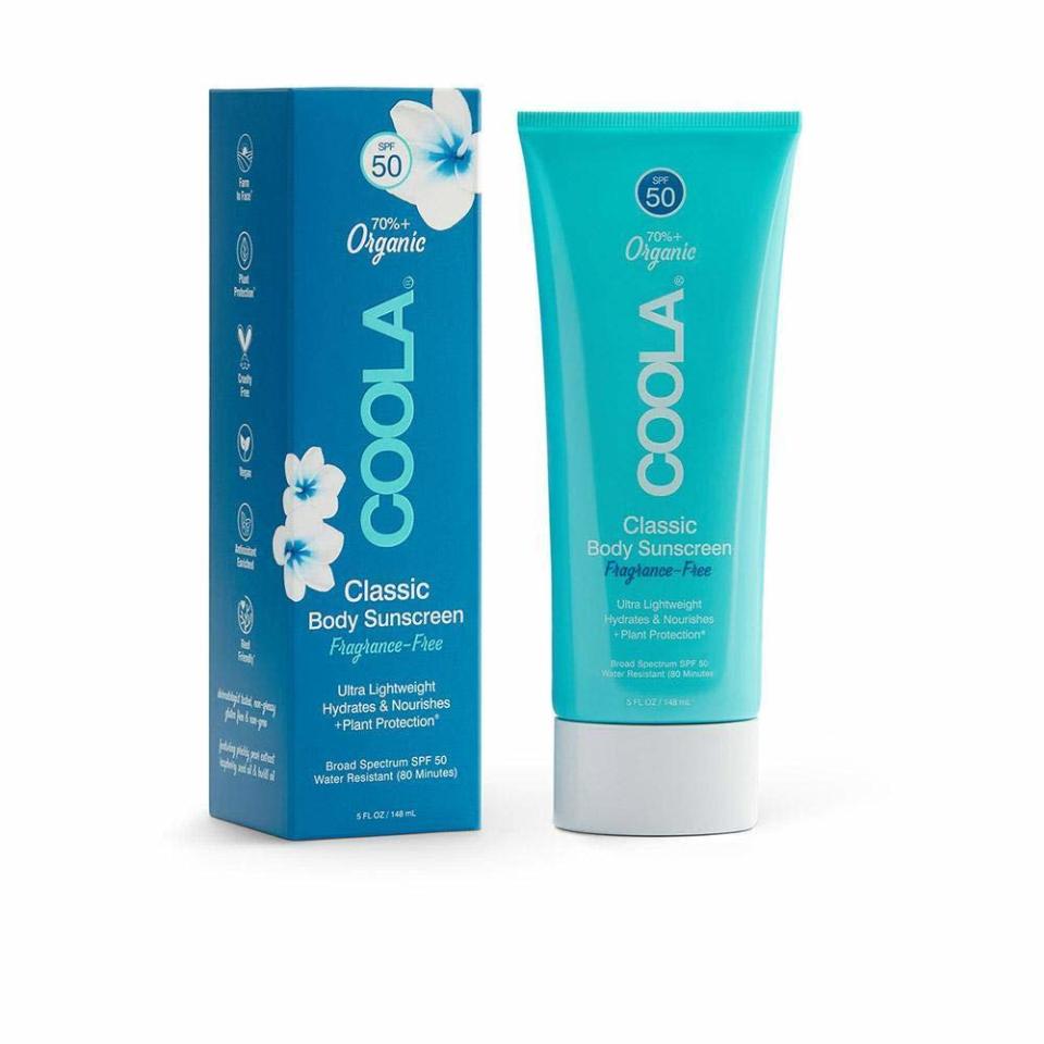 Best Fragrance Free Sunscreens, Coola Classic Body Sunscreen Fragrance-Free