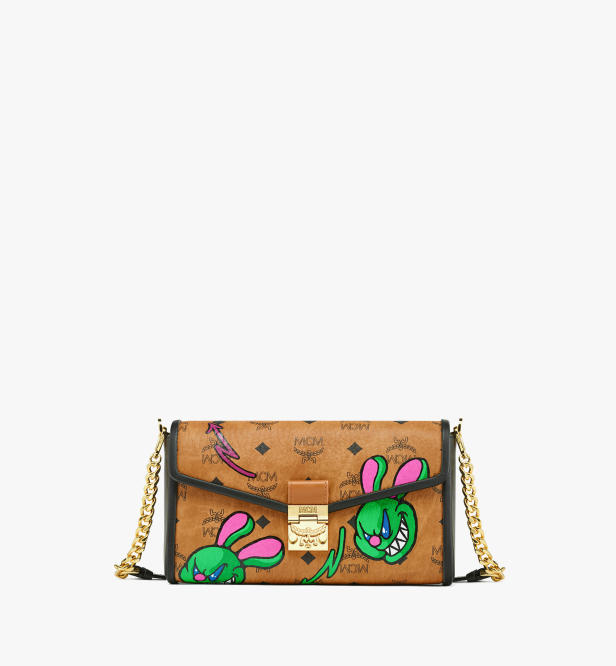 Buy MCM PATRICIA CROSSBODY IN VISETOS BLACK Online in Singapore