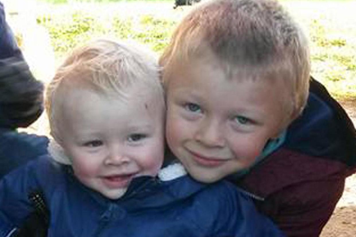 Corey and Casper Platt-May (left), aged six and two, killed in crash in Coventry