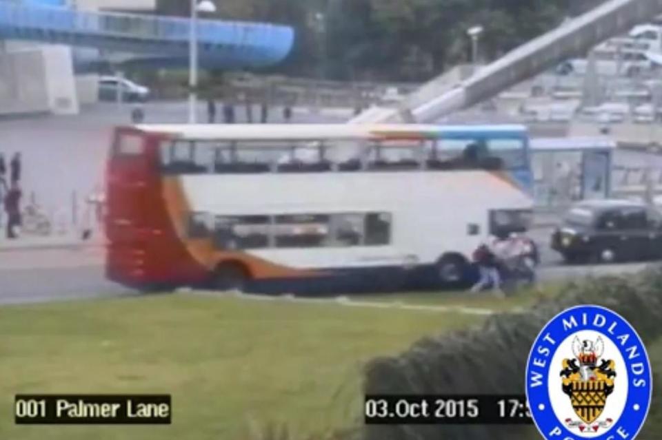 The double-decker bus ploughed into a supermarket (PA)