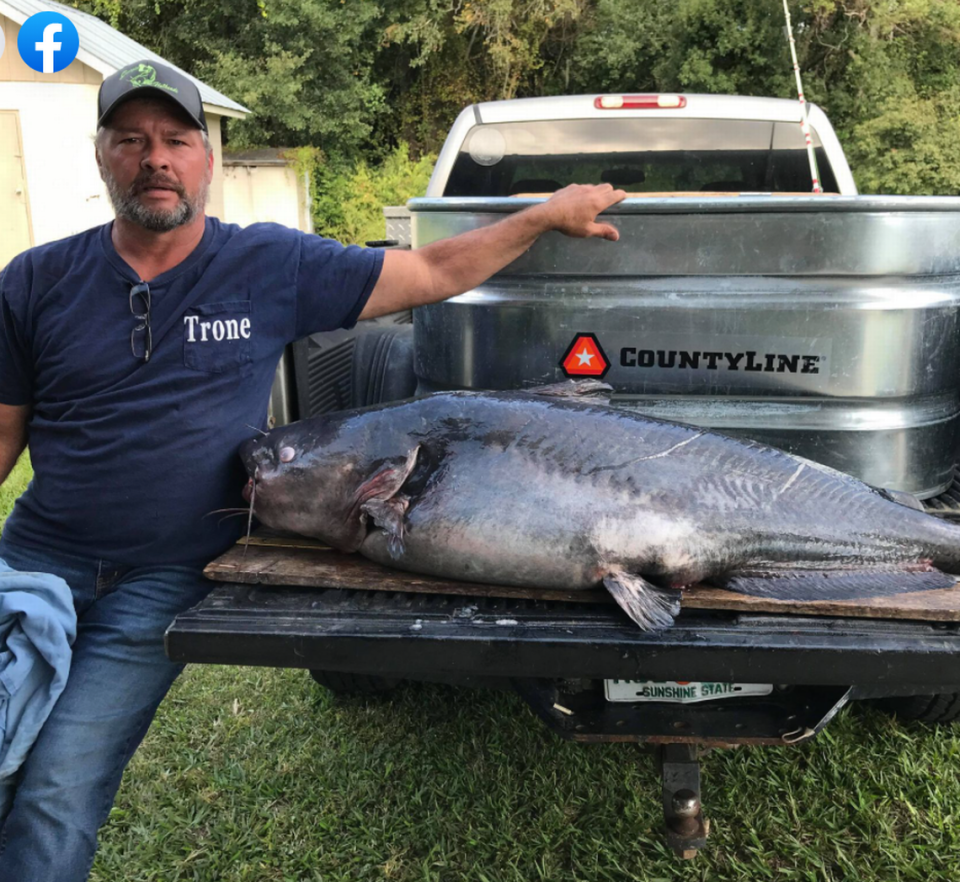 A fisherman set a new state record in Georgia when he reeled in a 110-pound ‘monster’ catfish, but he’s also catching heat for what happened later.