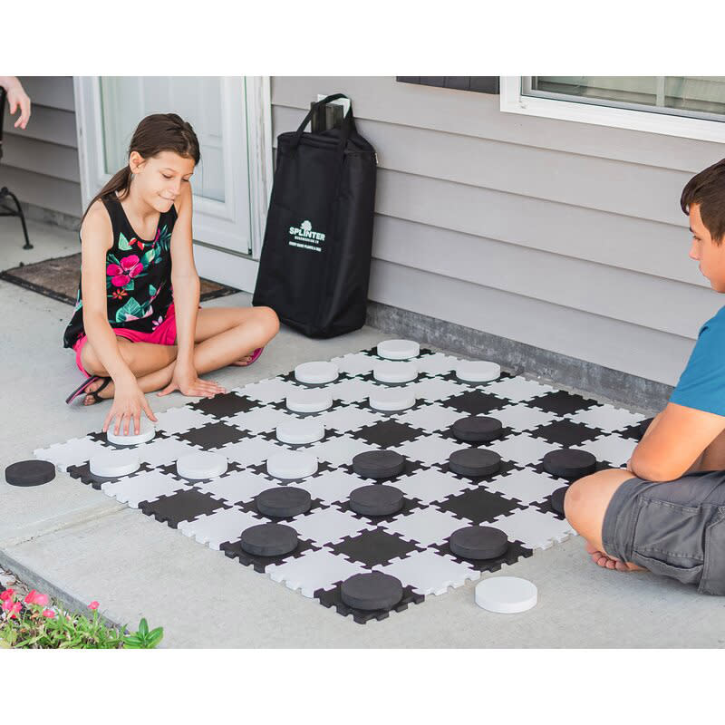 Giant Games Checkers & Tic Tac Toe