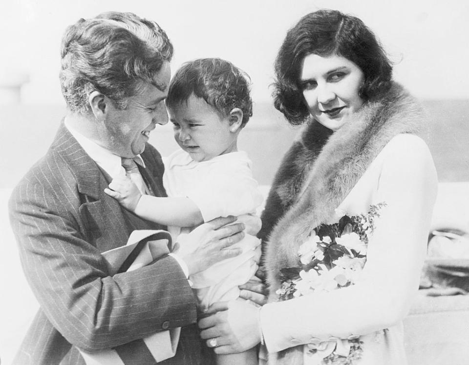 chaplin, lita, and the baby