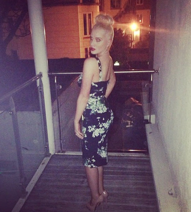 Sexy Helen Flanagan pics: Helen dolled up for a night out in Dublin. Copyright: [Twitter]