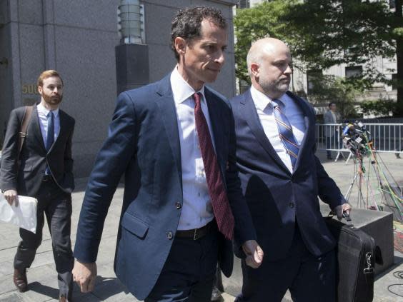 Huma Abedin files for divorce from Anthony Weiner after he pleads guilty to sexting teenager