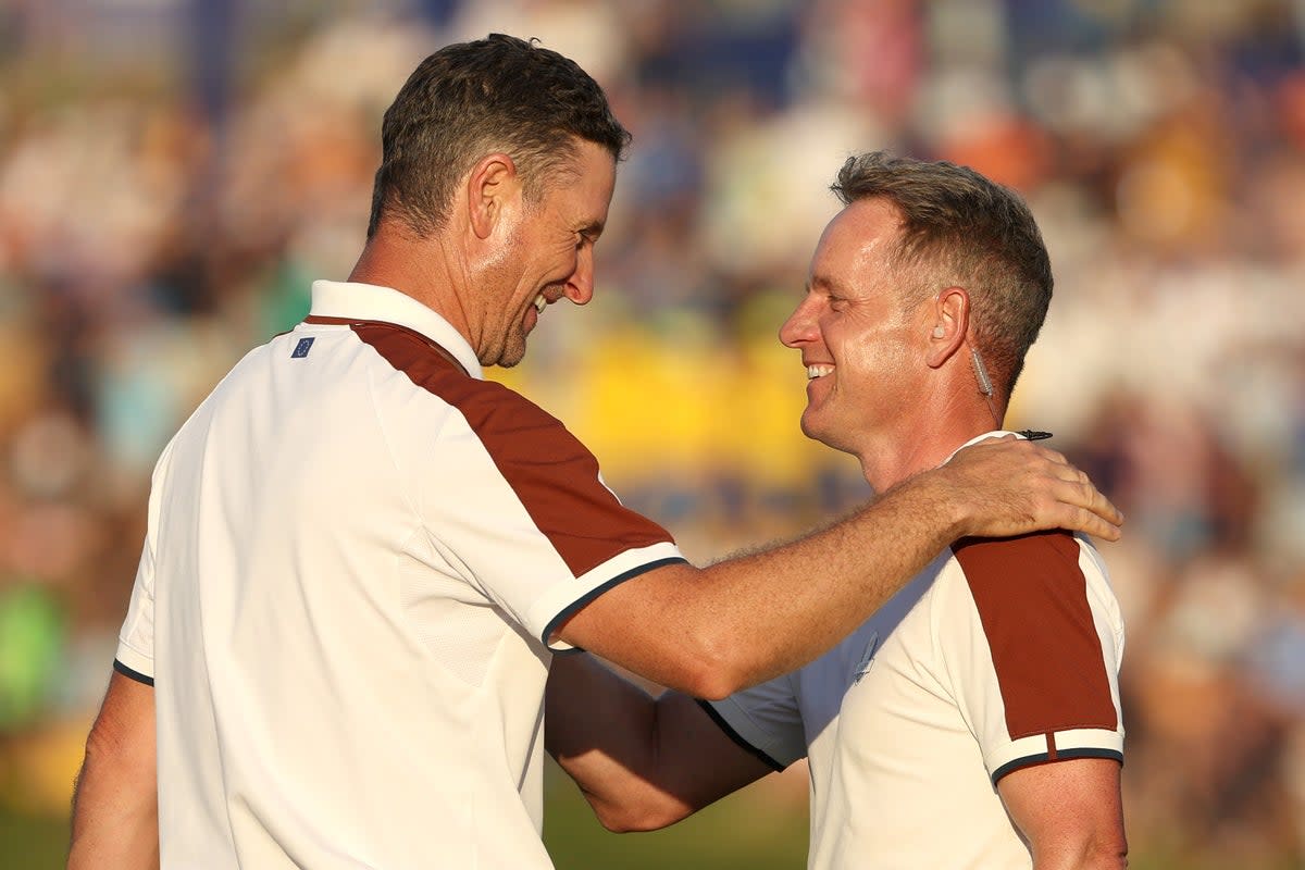 Justin Rose holed the winning putt in his fourballs win with Robert MacIntyre  (Getty Images)