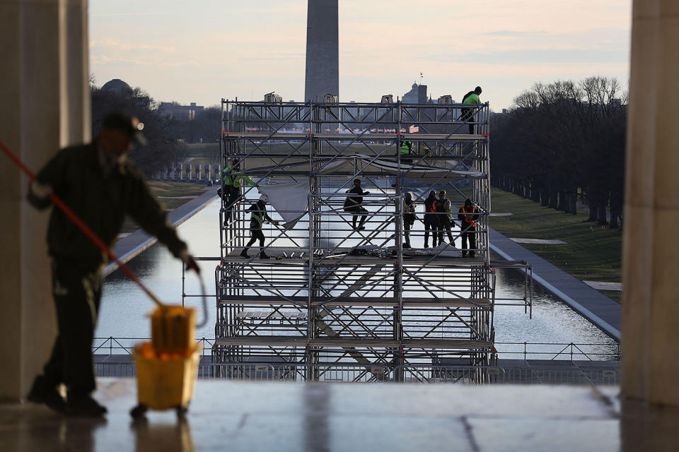 Washington D.C. prepares for Presidential Inauguration