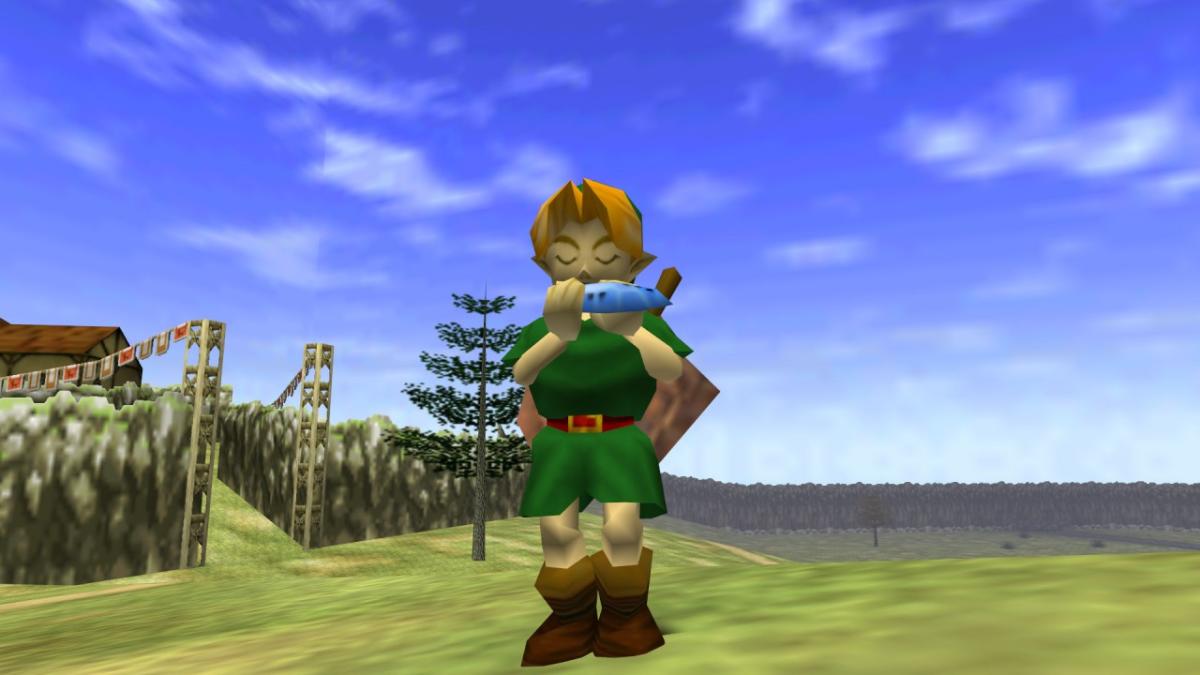 Playing Epona's Song from The Legend of Zelda: Ocarina of Time