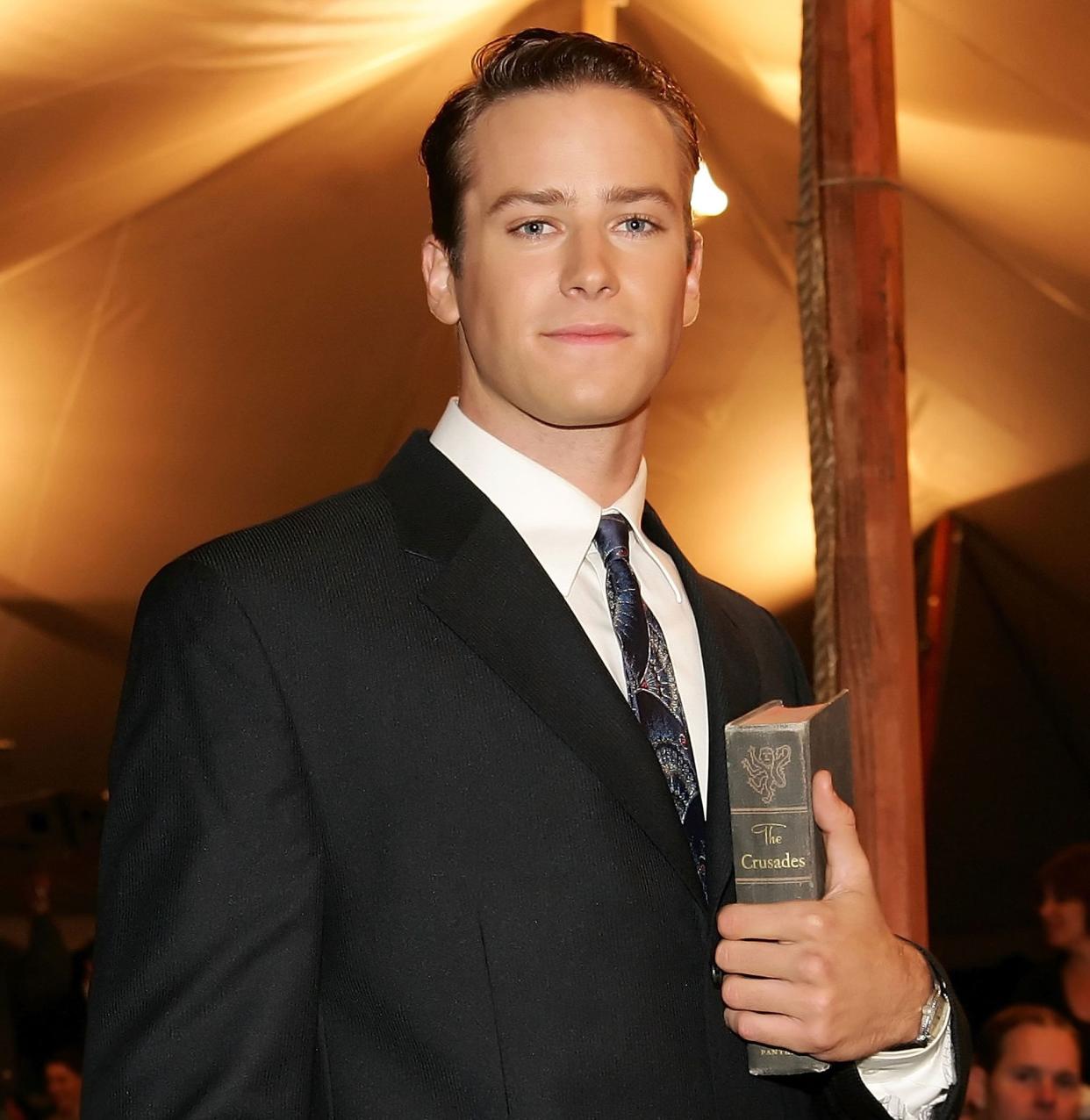 Armie Hammer on the set of "Billy: The Early Years" in April 2008. (Photo: Tony R. Phipps via Getty Images)