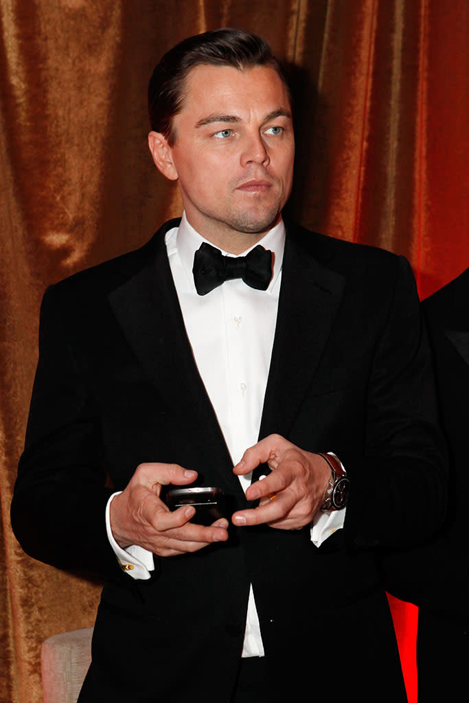 Leonardo DiCaprio attends the The Weinstein Company's 2013 Golden Globe Awards after party presented by Chopard, HP, Laura Mercier, Lexus, Marie Claire, and Yucaipa Films held at The Old Trader Vic's at The Beverly Hilton Hotel on January 13, 2013 in Beverly Hills, California.