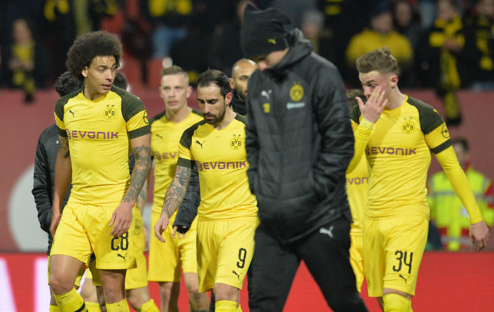 It was a long, listless night for Borussia Dortmund in Nuremberg on Monday. (Getty)